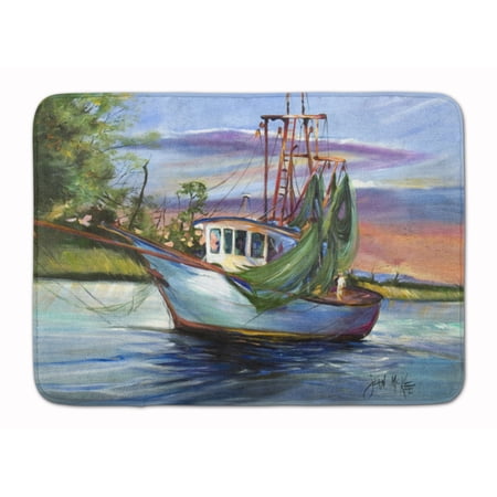Jeannie Shrimp Boat Machine Washable Memory Foam Mat