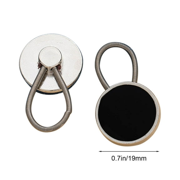 Jeans Button Extender, Czzoypi Flexible Adjustable Elastic Waist Extender, No Sewing Alloy Buttons for Pants Shirt Collar Cuff Extension