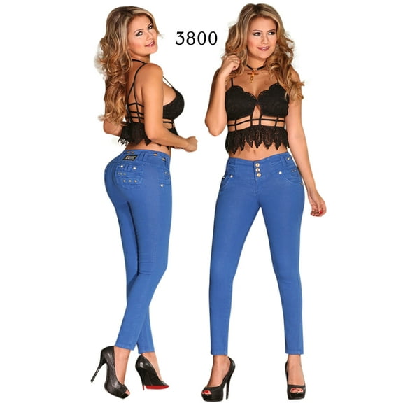 Jeans Dama Levantacola Colombiano Cokette