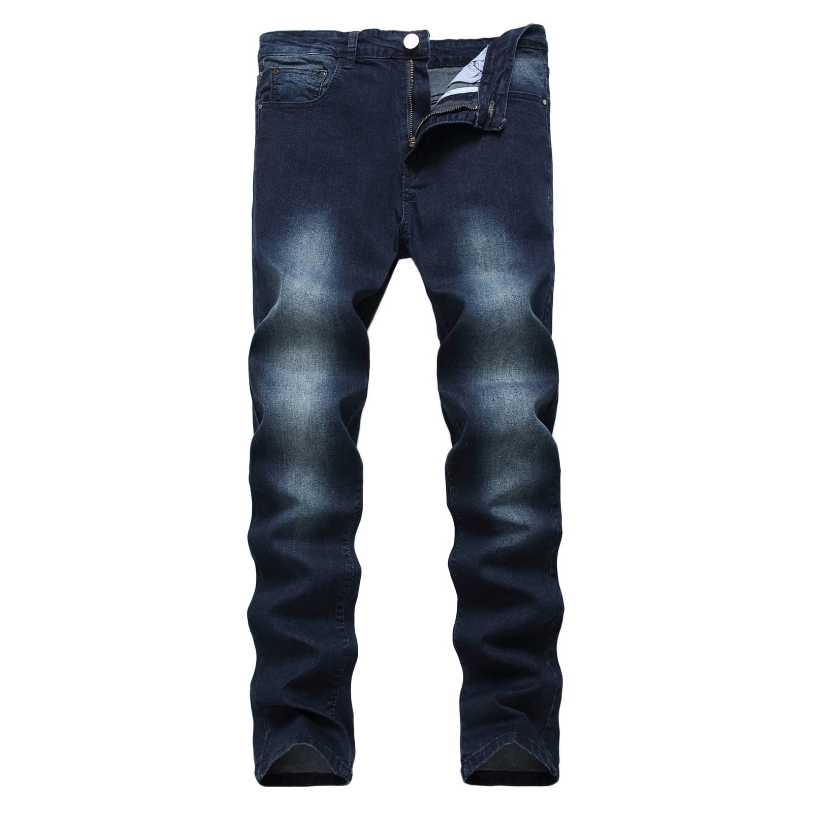 Jeans For Men,Mens Slim Fit Straight Tube Retro Hop Pants Street Jeans ...