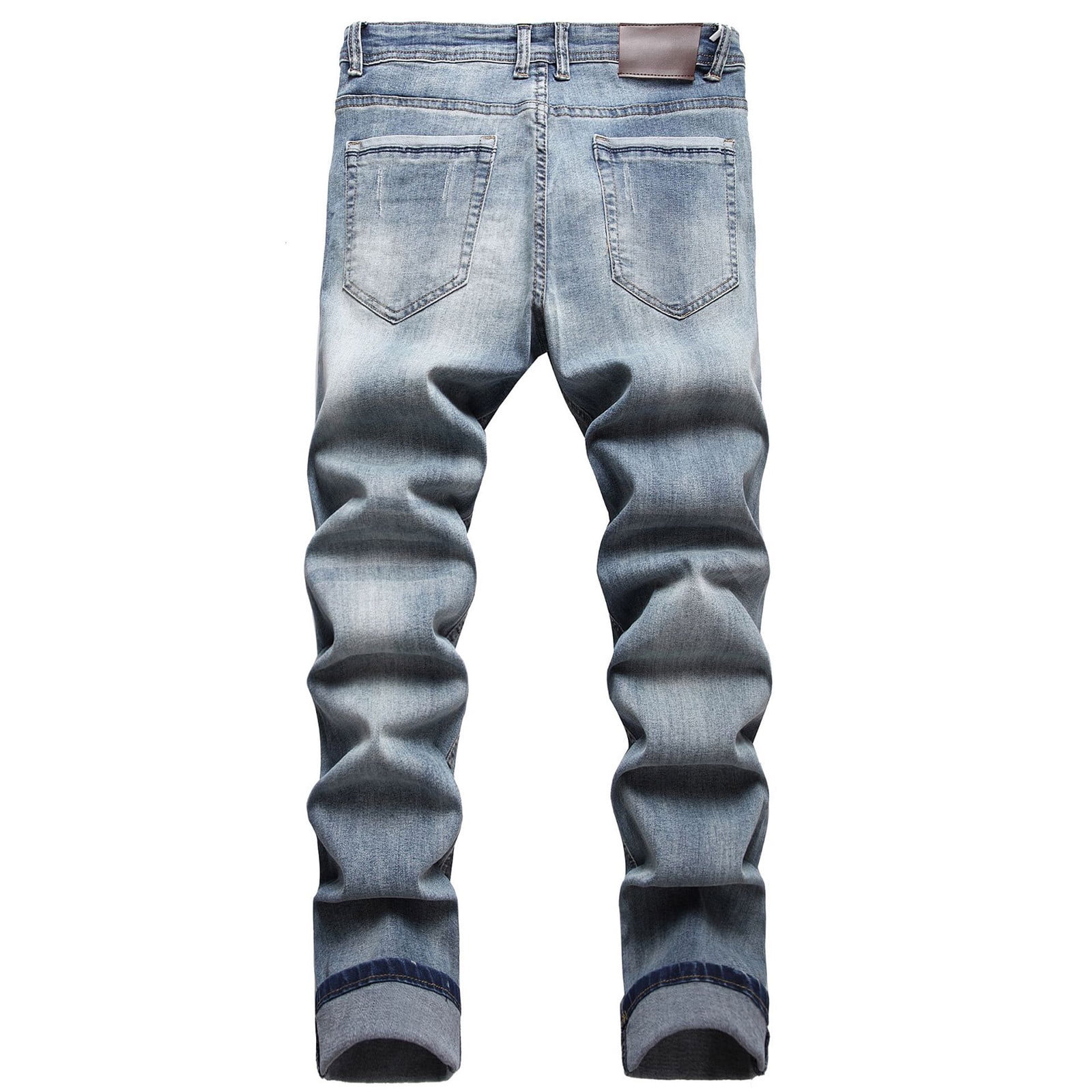 Jeans for Men Men's Slim Fit Jeans Denim Pants Streetwear Men Casual ...