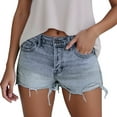 thumbnail image 1 of Jeans Shorts Women Jeans Summer Sexy Pants Fashtion Women Shorts Slim Hole Pants Plus Size Pants Plus Size Womens Shorts Light Blue S, 1 of 6