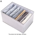 thumbnail image 1 of Jeans Storage Large Capacity Tidy-Keeping Multi-purpose Clothes Underpants Organizing Drawer for Wardrobe-Grey,A, 1 of 8