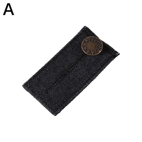 Jeans Waist Extender, Waistband Extenders, Elastic Waist Extender Strong Adjustable Pants Button for Pants, Jeans, Trousers and Skirt, Black, Blue and Dark Blue J9N4