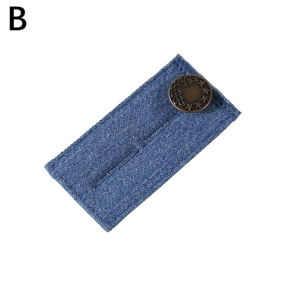 Jeans Waist Extender, Waistband Extenders, Elastic Waist Extender Strong Adjustable Pants Button for Pants, Jeans, Trousers and Skirt, Black, Blue and Dark Blue M1Z8