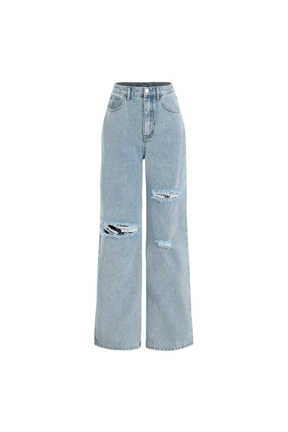 Jeans for Women Plus Size Stretch Gradient Denim for Women Streamlined Fit Capri Jeans for Women Clearance Boho Womens Jean Shorts Capris for Women Clearance BU1, L