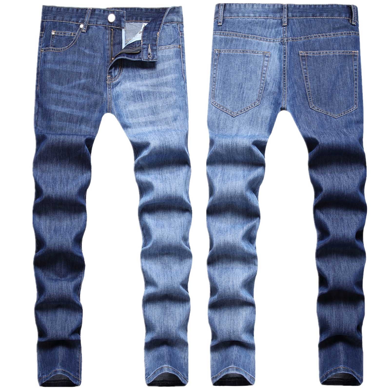 Jeans for Men Men's Premium Straight Fit Denim Western Jeans Mens
