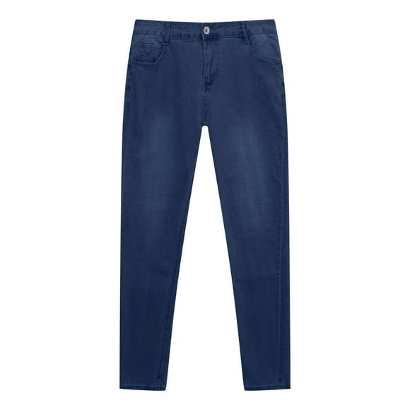 Jeans for Men Mens Spring Summer Breathable Jeans Slim Fit Stretch Small Feet Skinny Straight Fit Jeans Bootcut Jeans for Men H M
