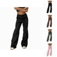 thumbnail image 1 of Jeans for Women 2025 Y2K High Waisted Wide Leg Straight Loose Cargo Denim Jean Pants Womens Jeans Trousers, 1 of 8