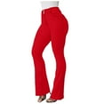 thumbnail image 1 of Jeans for Women Casual High Waist Pockets Classic Denim Daily Loose Trendy Delicate Durable Red Pants Sizes 3XL, 1 of 5
