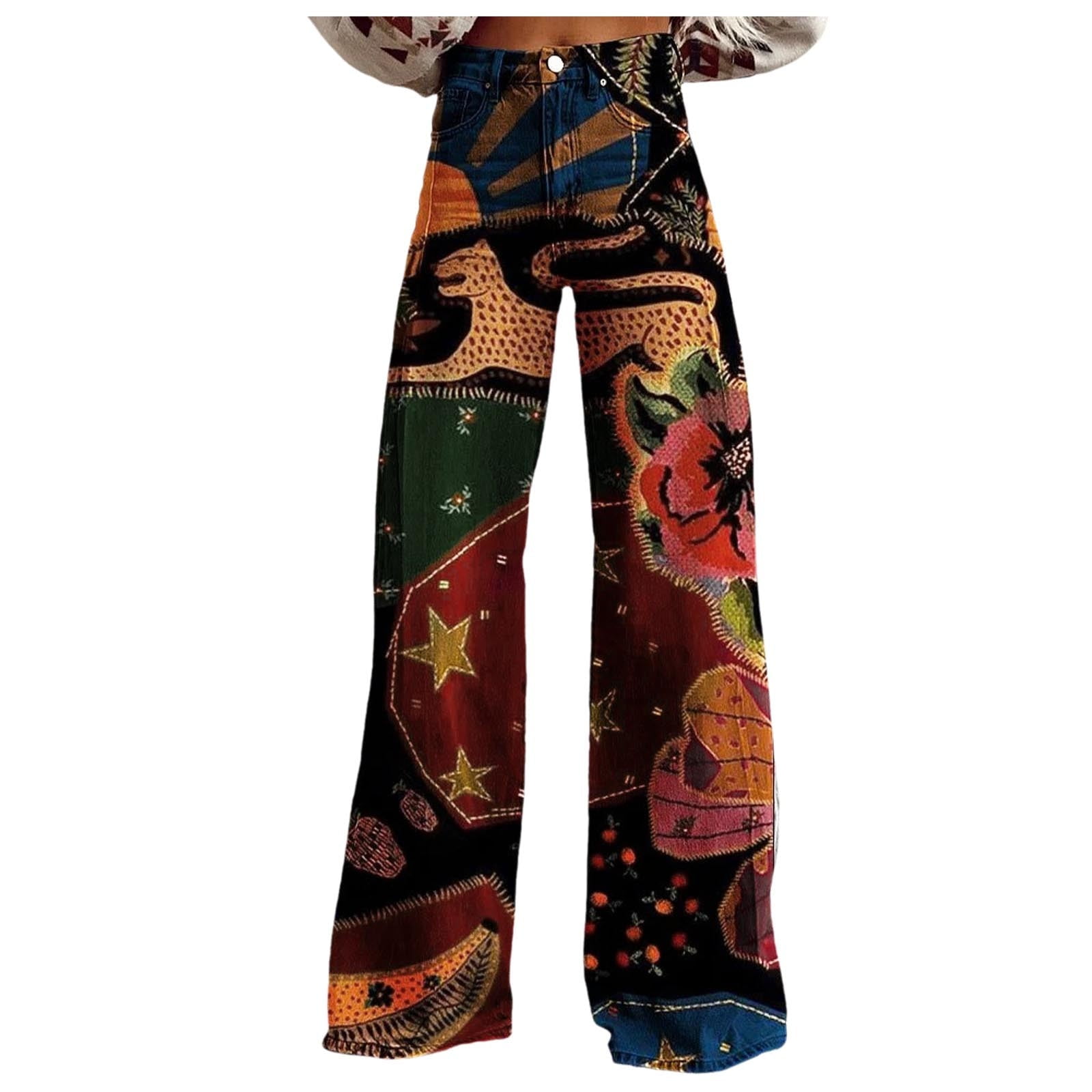 Jeans-for-Women-Vintage-Wide-