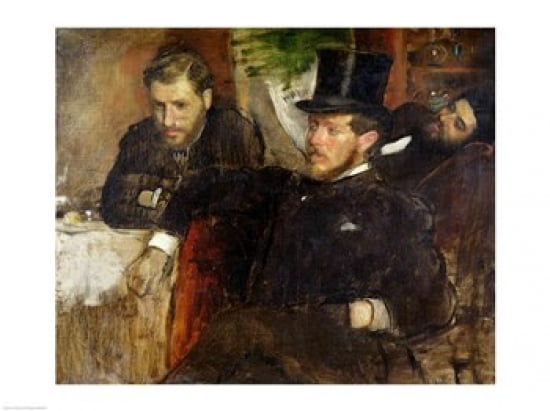 Jeantaud Linet and Laine 1871 Canvas Art - Edgar Degas (24 x 18)