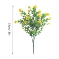 thumbnail image 1 of JeashCHAT 1 Bundle Artificial Flowers for Outdoor, Fake Silk Flowers Faux Plastic Plants for Spring Summer Garden Porch Window Box Table Vase Home Indoor Outdoor Decoration, 1 of 1