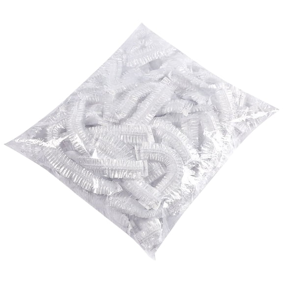 JeashCHAT 100 Pcs Fresh Keeping Bags, Plastic Sealing Bags Food Covers Universal Kitchen Elastic Plastic Wrap Fresh Keeping Caps for Meal Prep Leftovers Outdoor Picnic