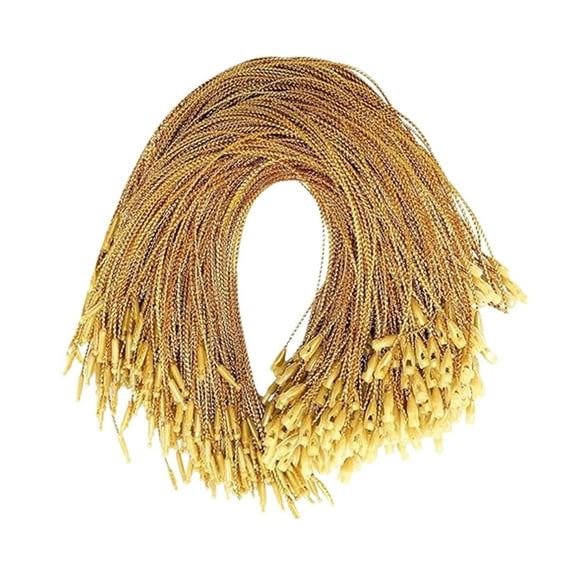 JeashCHAT 1000 Pcs Christmas Ornament Hooks, Ornament Hangers with Snap, Ornament String Ropes for Christmas Tree Holiday Party Hanging Decorations