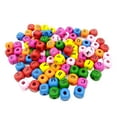 thumbnail image 1 of JeashCHAT 100Pcs Mixed Wooden Square Bead Letter Loose Spacer Beads Clearance, 1 of 3
