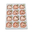 thumbnail image 1 of JeashCHAT 12 Pcs Christmas Heart Ornaments, Heart Shape Baubles Hanging Ornaments Christmas Tree Decorations Shatterproof Plastic Pendant for Wedding Holiday Party Decor, 1 of 6