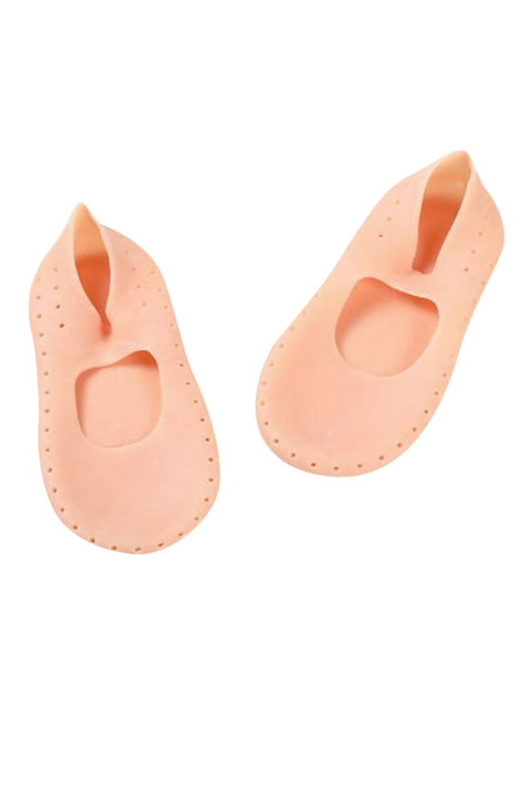 1Pair Silicone Heel Gel Socks Foot Cracked Repair Dry Crack Healing Chapped