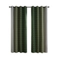 thumbnail image 1 of JeashCHAT 2 Panels Blackout Curtains for Bedroom Living Room Balcony Window Decor, Thermal Insulated Gradient Curtains, Grommet Curtains Drapes, 63x52 Inches, Green, 1 of 6
