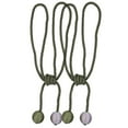 thumbnail image 1 of JeashCHAT 2 Pcs Curtain Rope Tiebacks , Retro Window Curtain Cord Rope Buckle Decorative Handmade Tie Backs Curtain Hanging Ball for Drapes, Green, 1 of 5