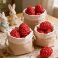 thumbnail image 1 of JeashCHAT 2 Pcs Easter Rattan Eggs, Rustic Woven Easter Eggs for Vase Filler, Tray Decor, Bowl Centerpiece, Spring Table Decorations, 2.56", 1 of 6