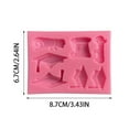 thumbnail image 1 of JeashCHAT 2023 Graduation Silicone Mold , Kitchen Baking Mold, Chocolate Fondant Cake Mold - Graduation Cap, Diploma Molds Congrats Grad, Graduation Party Cake Topper Decor, 1 of 2