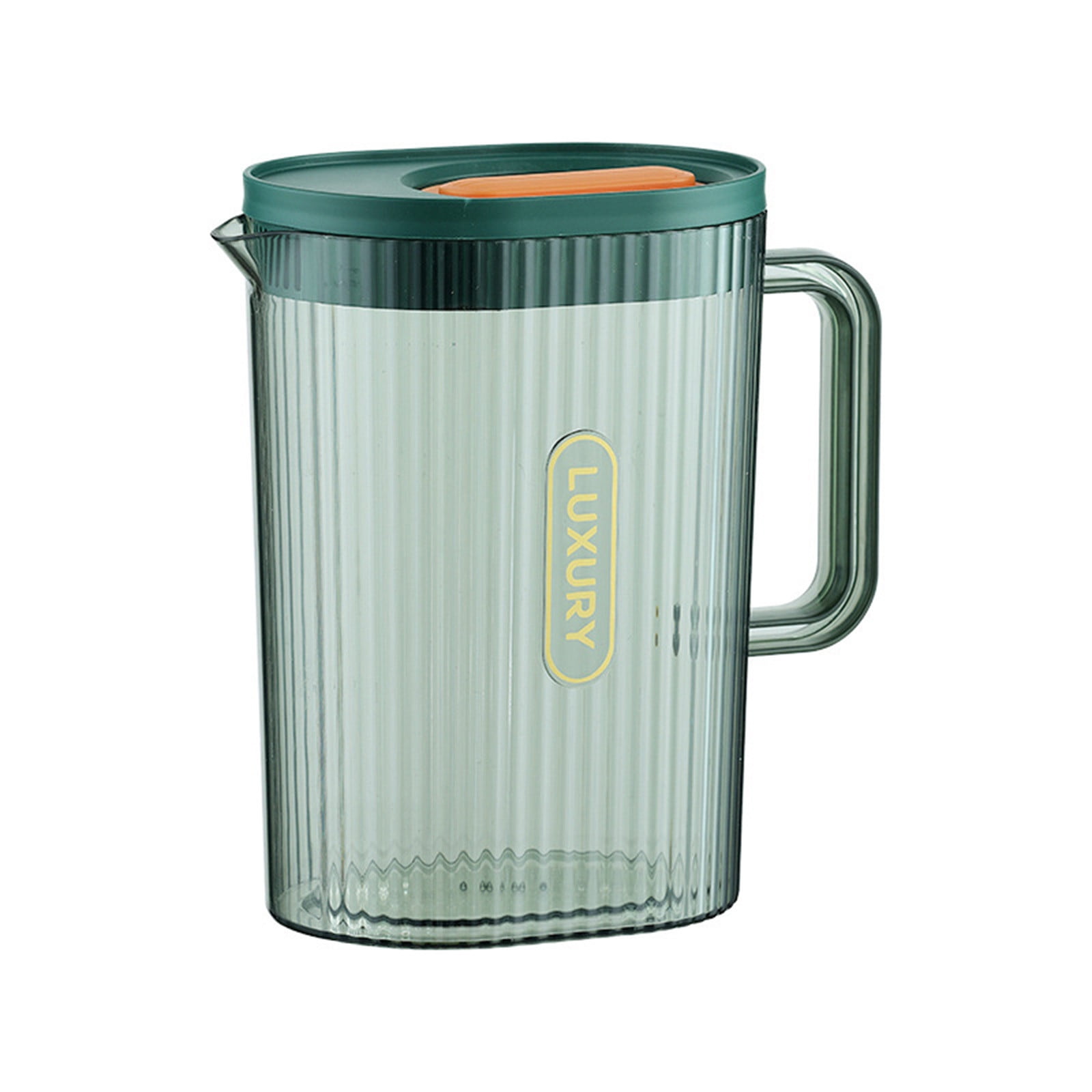 JeashCHAT 2L Pitcher Clearance, Plastic Water Pitcher with Lid and ...