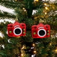 thumbnail image 1 of JeashCHAT 2PCS Christmas Ornaments Christmas Decorations Camera Hanging Pendants Holiday Christmas Tree Decorations Christmas Gifts for Kids, 1 of 3