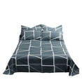 thumbnail image 1 of JeashCHAT 3 Piece Sheet Set Comfy Breathable and Cooling Bed Sheets with 2 Pillowcases Geometric Printed Sheet and Pillowcase Set Extra Soft Wrinkle Free Bedding Set, 1 of 6