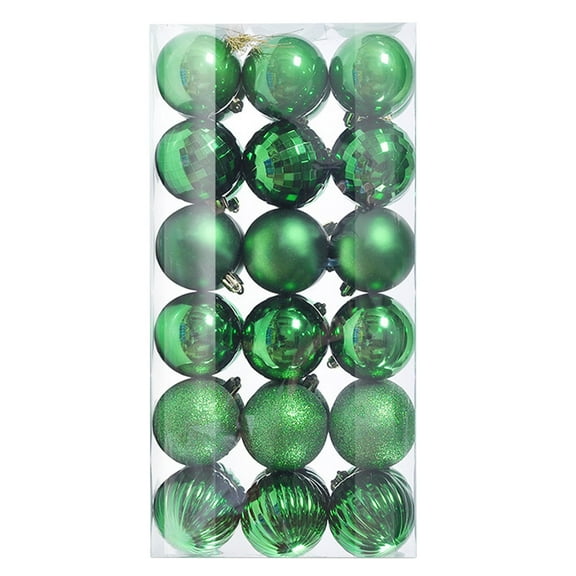 JeashCHAT 36PCS Christmas Xmas Tree Ball Bauble Hanging Home Party Ornament Decor 3CM