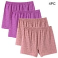 thumbnail image 1 of JeashCHAT 4 Pack Women's Cotton Boxer Briefs for Seniors, Plus Size Loose Underwear, Full Coverage Boyshort Panties, Elderly Comfort Underwear, 1 of 6