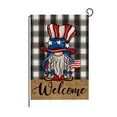 thumbnail image 1 of JeashCHAT 4th of July Patriotic Garden Flag Double Sided Outside, Memorial Day Independence Day American Stars and Stripes House Yard Patio Outdoor Decoration Garden Flags, 12x18 Inch, 1 of 6