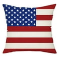 thumbnail image 1 of JeashCHAT 4th of July Pillow Covers 14"x18" Patriotic Throw Pillow Covers Fourth of July Pillow Covers Memorial Day American Flag Pillow Covers for Independence Day Home Decorations, 1 of 4