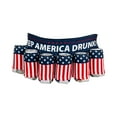 thumbnail image 1 of JeashCHAT 4th of July Drink Holder Beer Belt, American Stars and Stripes Printed Beer Belt for Independence Day Party Picnic, 1 of 1