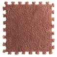 thumbnail image 1 of JeashCHAT 5PCS 11.81Inch Square Puzzle Polyester Velvet Eco-friendly Carpet, 1 of 2