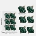 thumbnail image 1 of JeashCHAT 6 Pcs Christmas Velvet Onion Ornaments, 3.15inch Onion Shaped Hanging Baubles Set, Flocked Glitter Xmas Ball Ornaments Christmas Tree Decorations Holiday Party Decor, 1 of 5