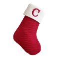 thumbnail image 1 of JeashCHAT 7 Inches Mini Initial Christmas Stocking, Small Embroidered Letter Red Christmas Stocking for Family Holiday Decorations and Xmas Tree Fireplace Hanging Ornament, Xmas Gifts, 1 of 6