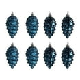 thumbnail image 1 of JeashCHAT 8 Pcs Christmas Plastic Pine Cone Ornaments, Shatterproof Pinecone Hanging Pendant Christmas Tree Decorations, Xmas Wedding Holiday Party Home Decor, 1 of 6