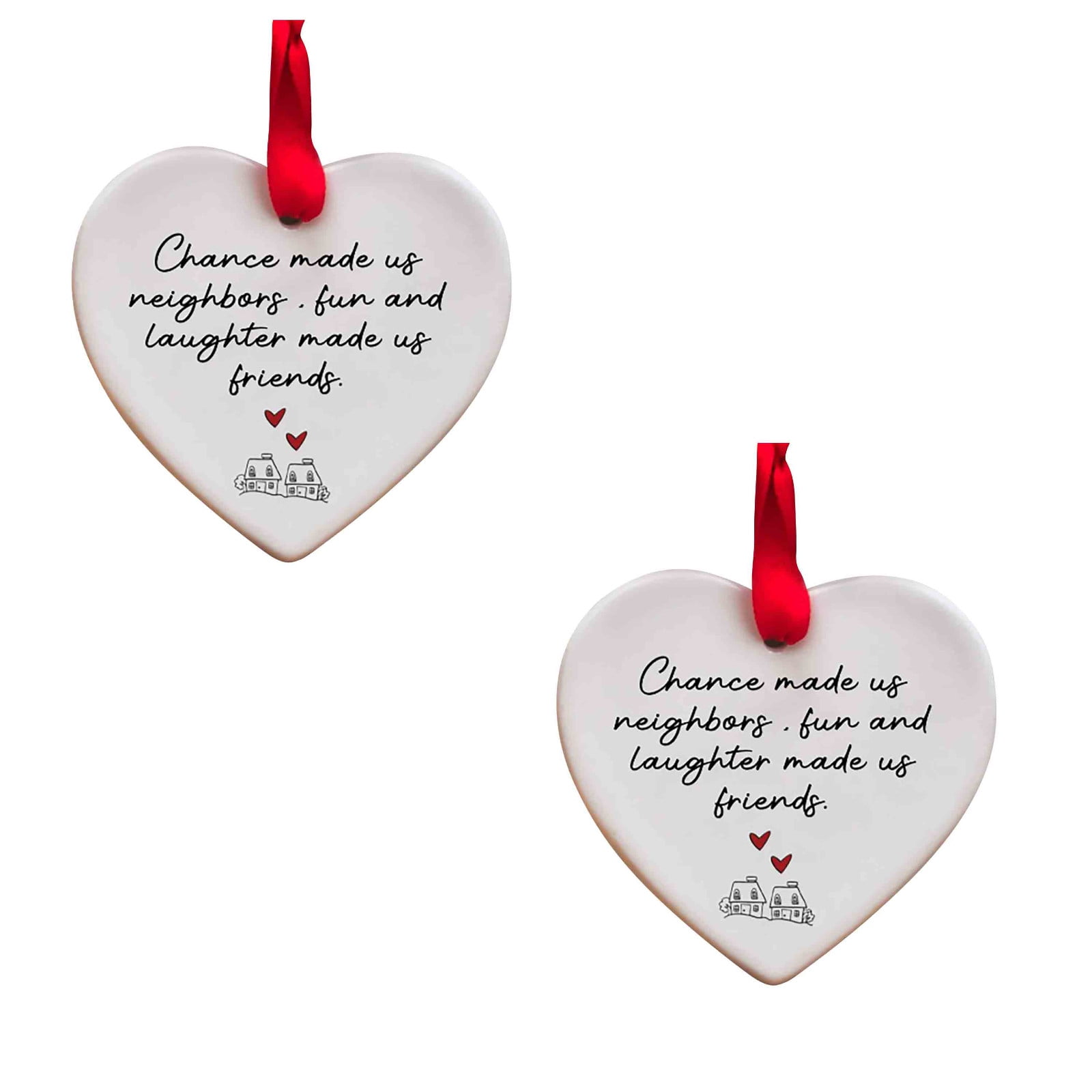 JeashCHAT Acrylic Hanging Heart Plaque Christmas Ornaments Christmas — free download