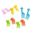 thumbnail image 1 of JeashCHAT Animal Selection, Children's Cartoon Fruit Toothpicks, Lovely Children's Lunch Accessories For Lunch Boxes, Interesting Children's Forks, 1 of 1