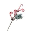 thumbnail image 1 of JeashCHAT Artificial Berry Picks, Christmas Pine Picks with Red Berries Pine Cones Candy Cane, Christmas Tree Decorations Holiday Floral Picks for Vase Flower Arrangements, 1 of 6