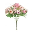 thumbnail image 1 of JeashCHAT Artificial Flowers Bouquet, Faux Silk Flowers Fake Roses Peonies Hydrangeas for Flower Arrangement Centerpiece Table Wedding Party Home Decor, 1 of 7