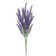 thumbnail image 1 of JeashCHAT Artificial Flowers Lavender Flower Bouquet Fake Outdoor Plants UV Resistant Plastic Shrubs Indoor Outside Garden Porch Decorations, Purple, 1 of 3