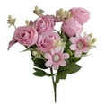 thumbnail image 1 of JeashCHAT Artificial Flowers, Silk Peonies Roses Flowers Bouquet for Spring Summer Wedding Party Table Centerpiece, Fake Flowers for Home Office Decor, 1 of 8