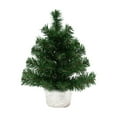thumbnail image 1 of JeashCHAT Artificial Mini Christmas Tree, Small Xmas Pine Tree, Tabletop Christmas Tree, Christmas Decorations Indoor Home Holiday Party Desktop Decor, 13.78 Inch, 1 of 6