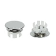 thumbnail image 1 of JeashCHAT Assoeted Artistic Sink Over Spare Cover Chrome Trim Bathroom Ceramic Basin, 1 of 1