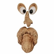 JeashCHAT Bark Ghost, Old Man Tree Hugger Tree Face Decor Outdoor Whimsical Sculpture Garden Peeker, Bark Ghost Face Facial Features Decoration Easter Creative Props Yard Art Funny