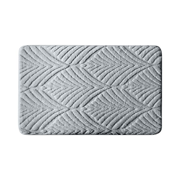 JeashCHAT Bath Mat Rug 24"x16" Ultra Soft Non Slip Absorbent Bathroom Rug Machine Washable Bath Rug Carpet for Bathroom Floor, Tub and Shower