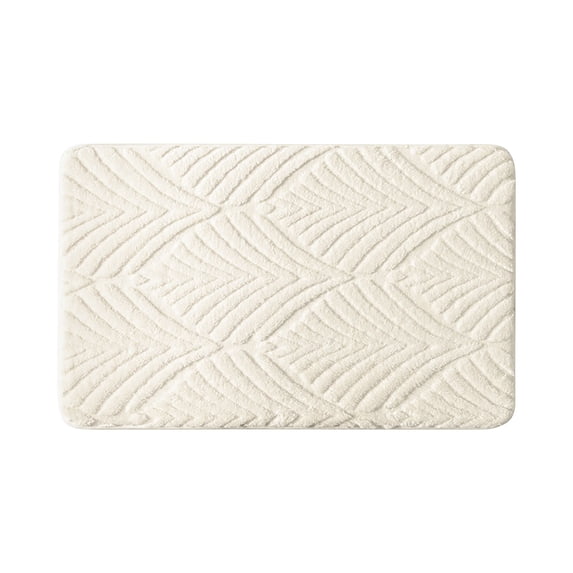 JeashCHAT Bath Mat Rug 24"x16" Ultra Soft Non Slip Absorbent Bathroom Rug Machine Washable Bath Rug Carpet for Bathroom Floor, Tub and Shower