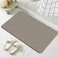 thumbnail image 1 of JeashCHAT Bath Rug Super Absorbent Quick Dry Bath Mat Bathroom Rug Fit Under Door, Rubber Backing Non Slip Washable Bathroom Shower Floor Mat, 16"x24" Coffee, 1 of 9